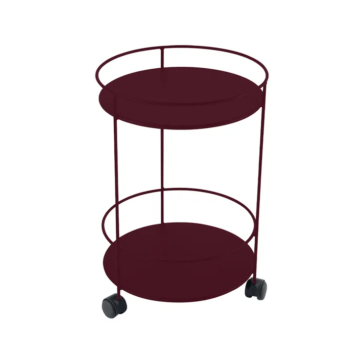 Guinguette sidebord med hjul - Black cherry (vinrød) - Fermob