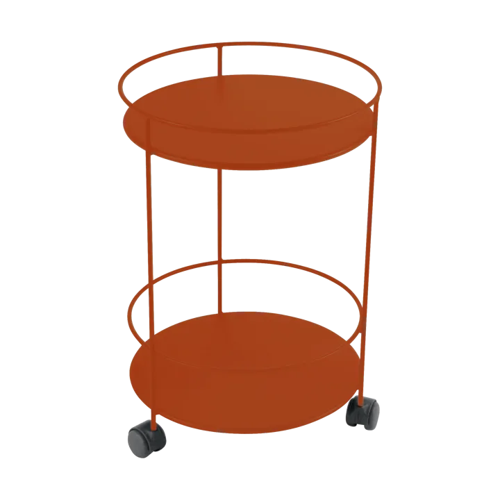 Guinguette sidebord med hjul - Candied orange - Fermob
