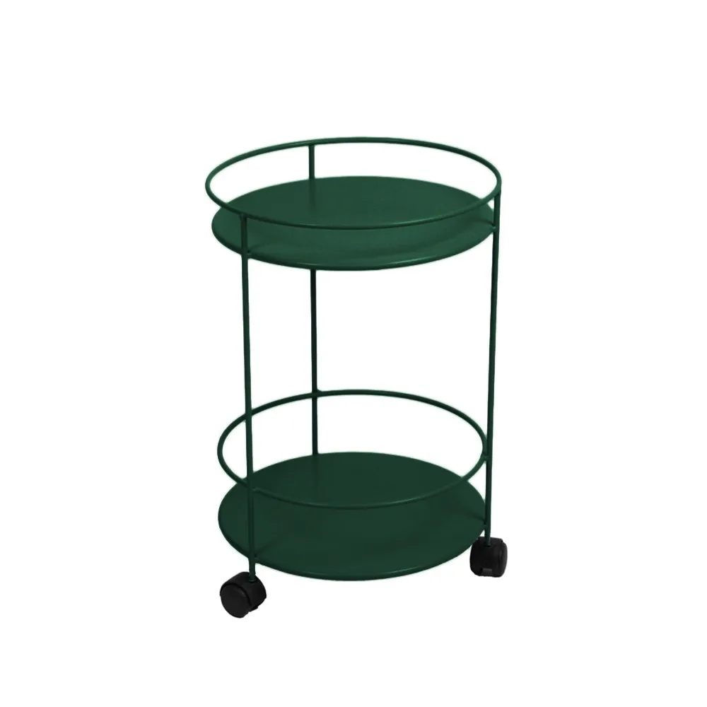 Guinguette sidebord med hjul, Cedar green (grønn) Fermob
