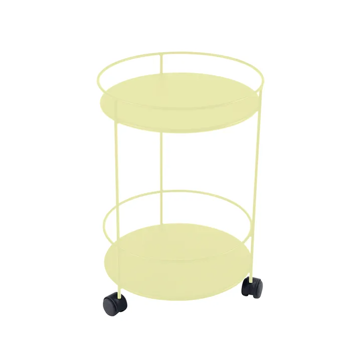 Guinguette sidebord med hjul - Frosted lemon (gul) - Fermob