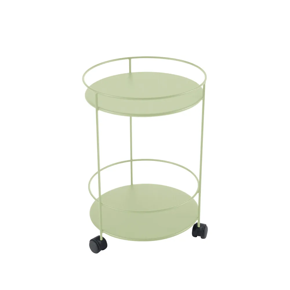 Guinguette sidebord med hjul, Willow green (grønn) Fermob