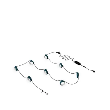 Hoop lyskjede 12 m - Acapulco blue (blå) - Fermob
