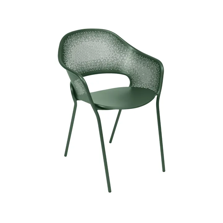 Kate stol med armlener - Cedar green (grønn) - Fermob