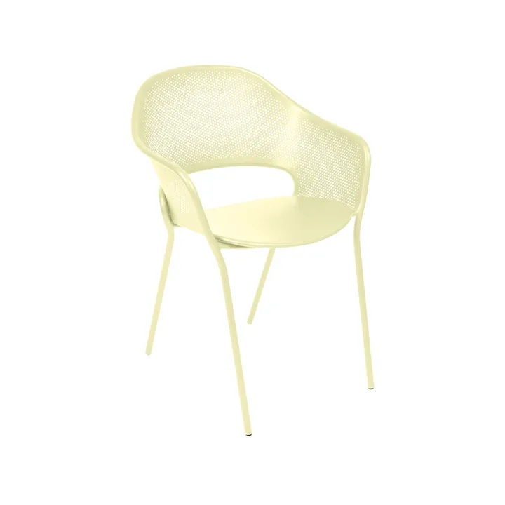 Kate stol med armlener - Frosted lemon (gul) - Fermob