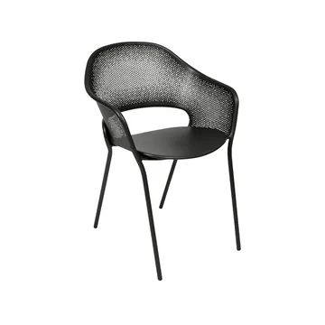 Kate stol med armlener - Liquorice (svart) - Fermob