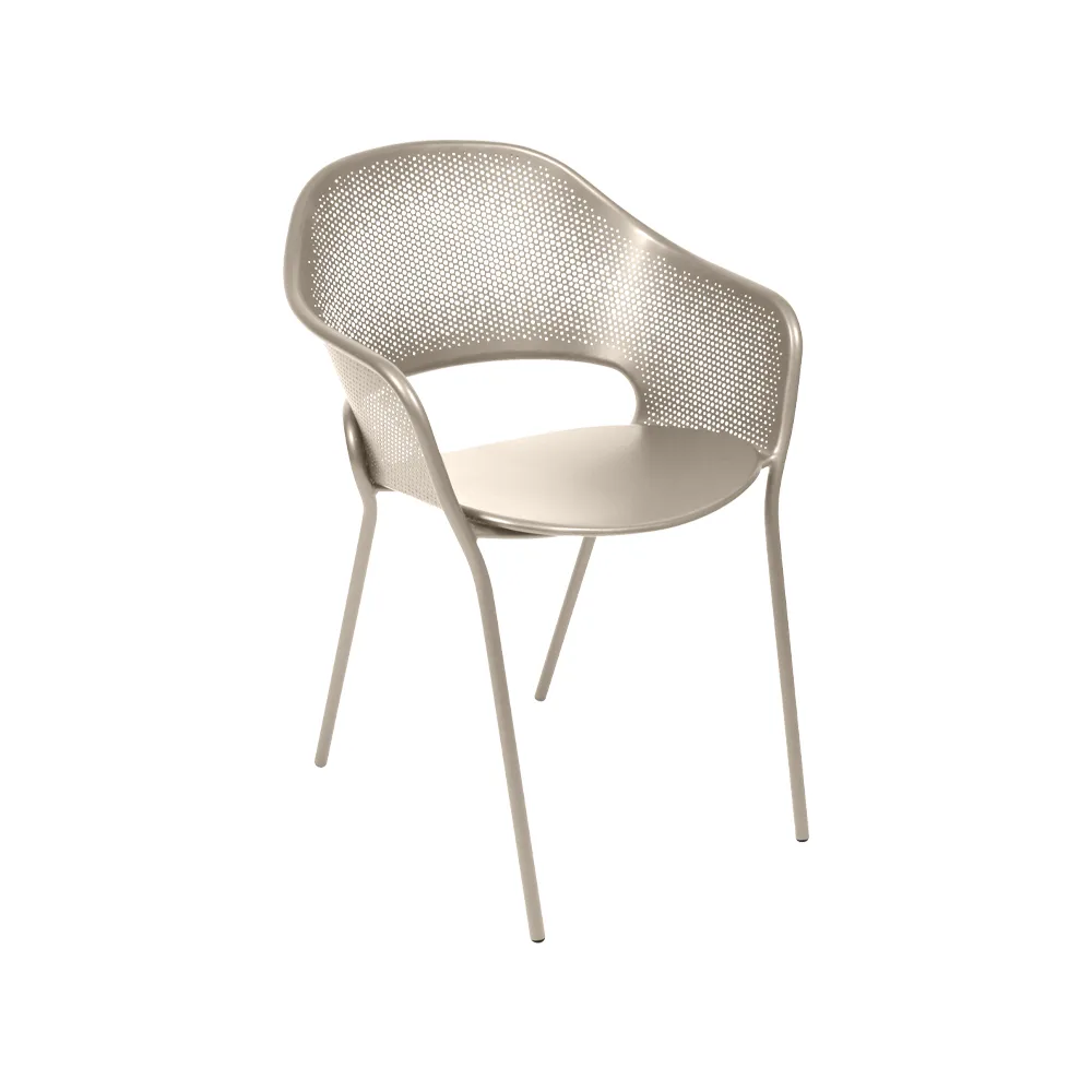 Kate stol med armlener, Nutmeg (beige) Fermob