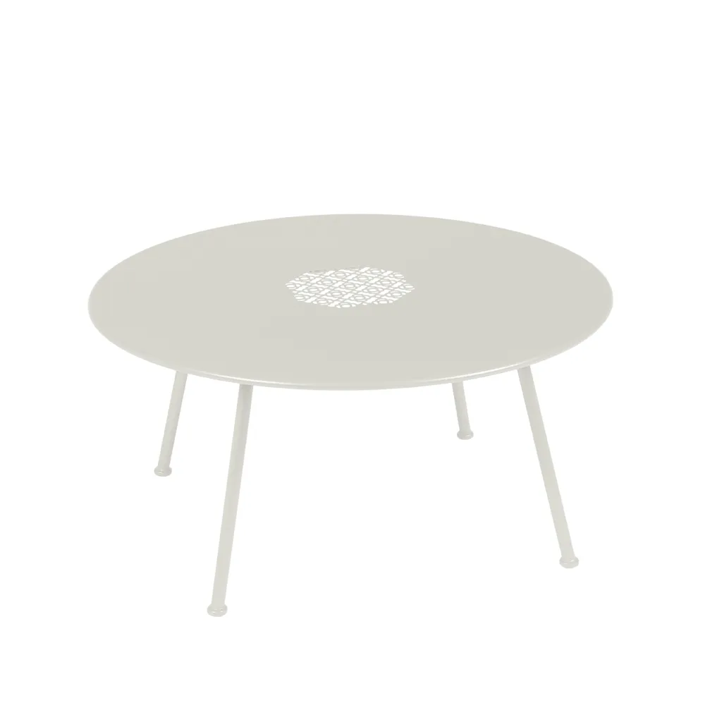 Lorette bord, lavt, Clay grey Fermob