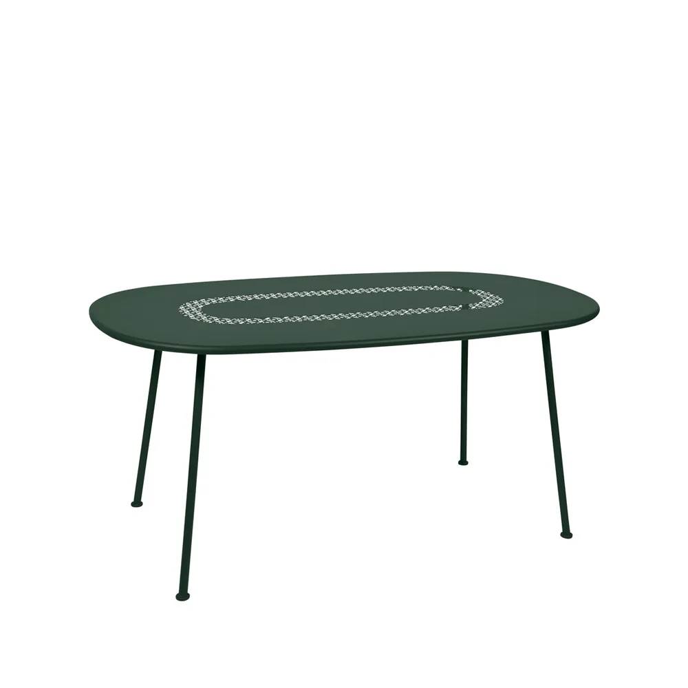 Lorette bord ovalt, Cedar green Fermob