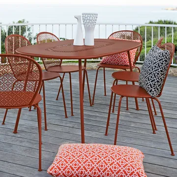 Lorette bord ovalt - Willow green - Fermob