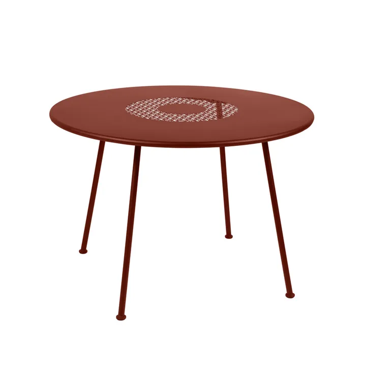 Lorette bord - Red ochre, Ø110 cm - Fermob