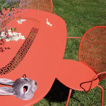 Lorette stol med armlener - Cotton white - Fermob