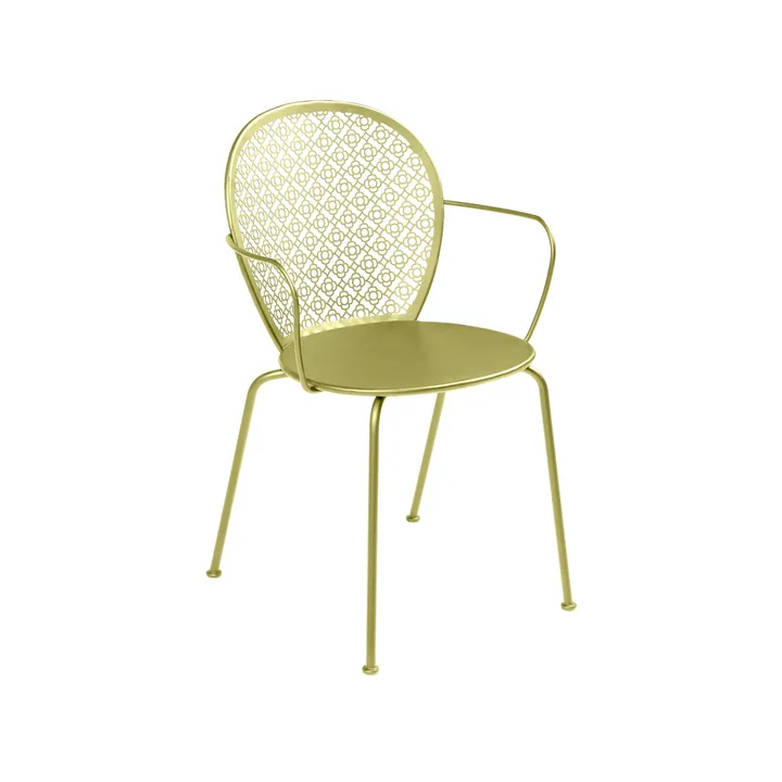 Lorette stol med armlener - Willow green (grønn) - Fermob