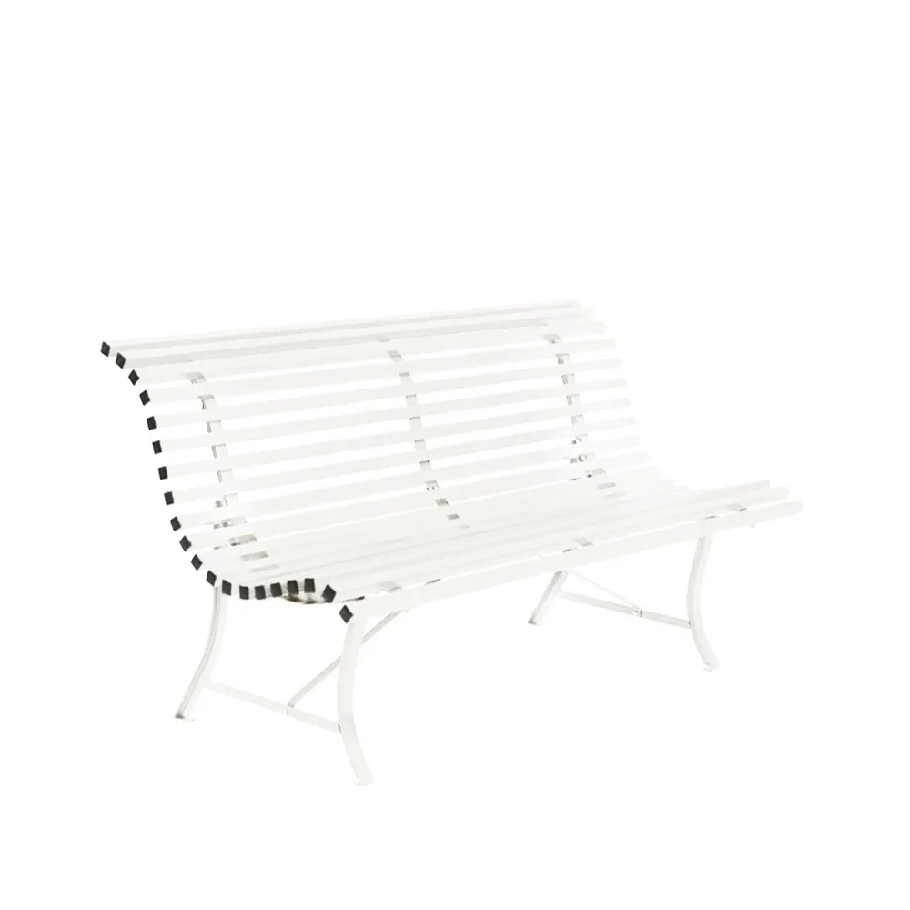 Louisiane benk 150 cm, Cotton white (hvit) Fermob