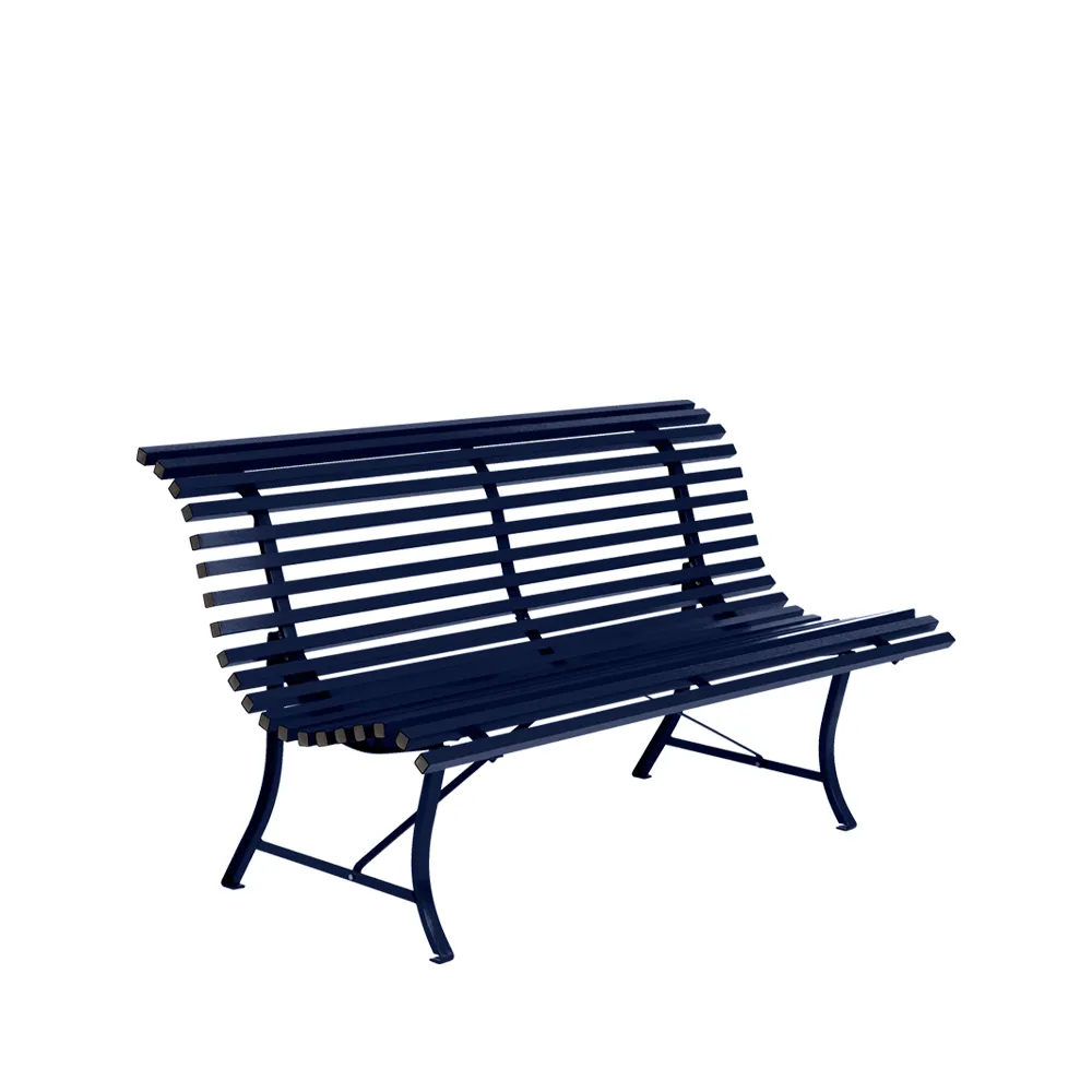 Louisiane benk 150 cm, Deep blue (blå) Fermob