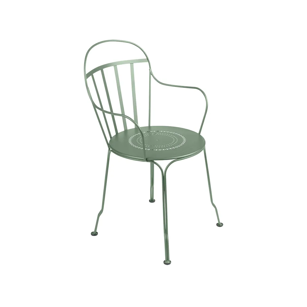 Louvre stol med armlener, Cactus Fermob