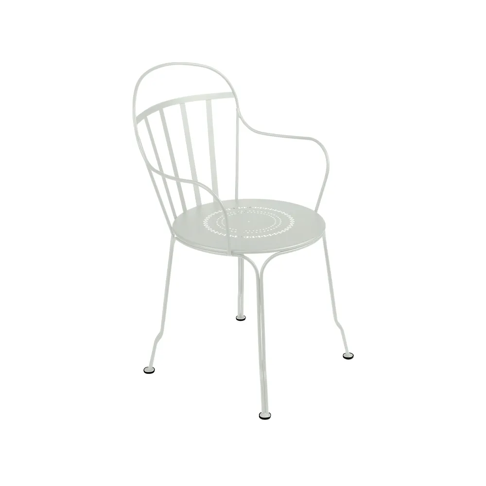 Louvre stol med armlener, Clay grey (grå) Fermob