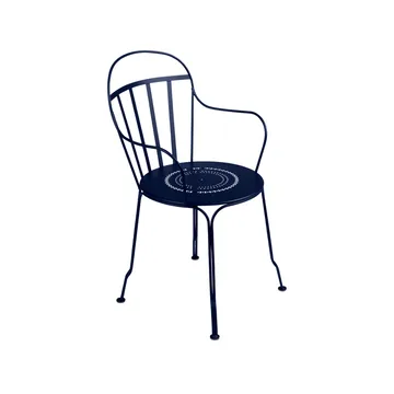 Louvre stol med armlener - Deep blue - Fermob