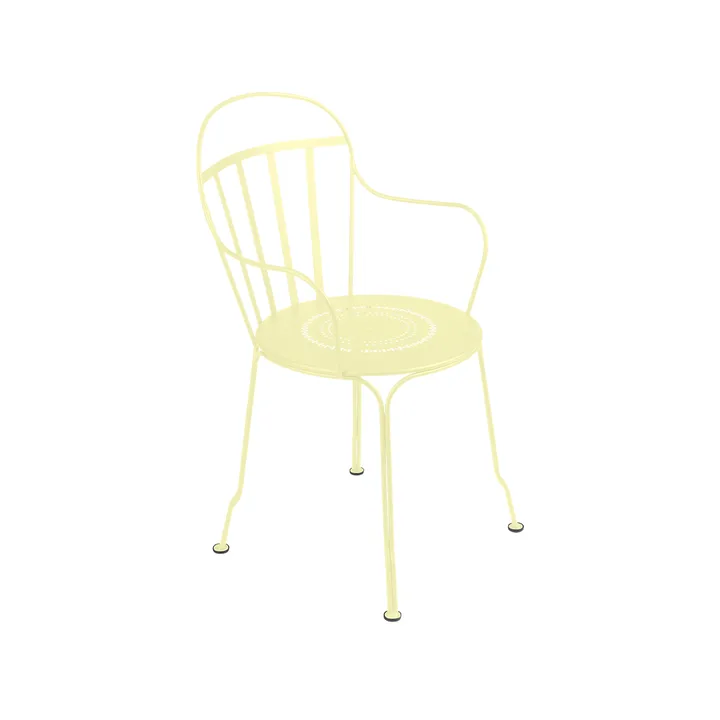 Louvre stol med armlener - Frosted lemon (gul) - Fermob