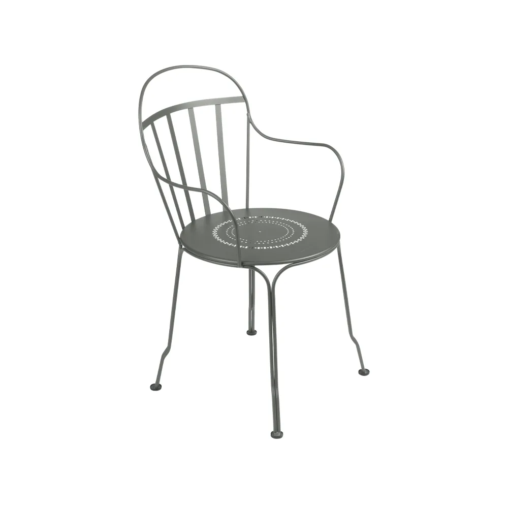 Louvre stol med armlener, Rosemary Fermob