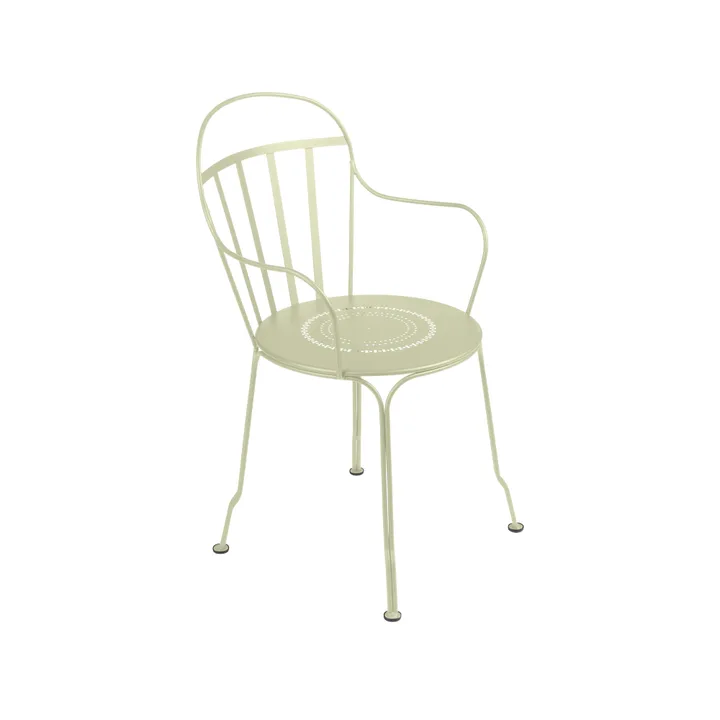 Louvre stol med armlener - Willow green (grønn) - Fermob