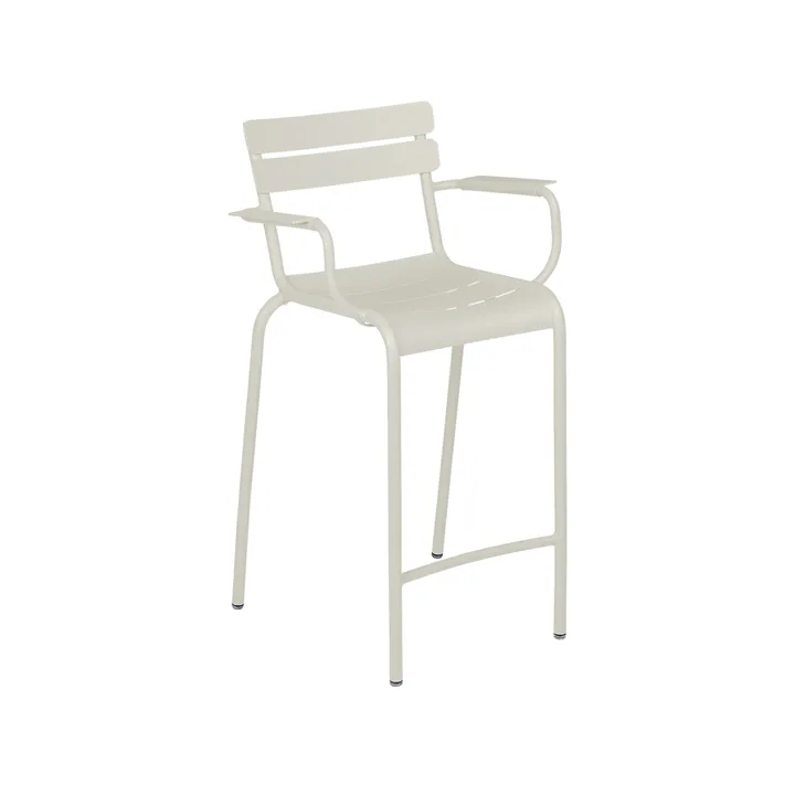Luxembourg barstol med armlener - Clay grey (grå) - Fermob