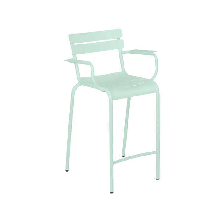 Luxembourg barstol med armlener - Ice mint (grønn) - Fermob
