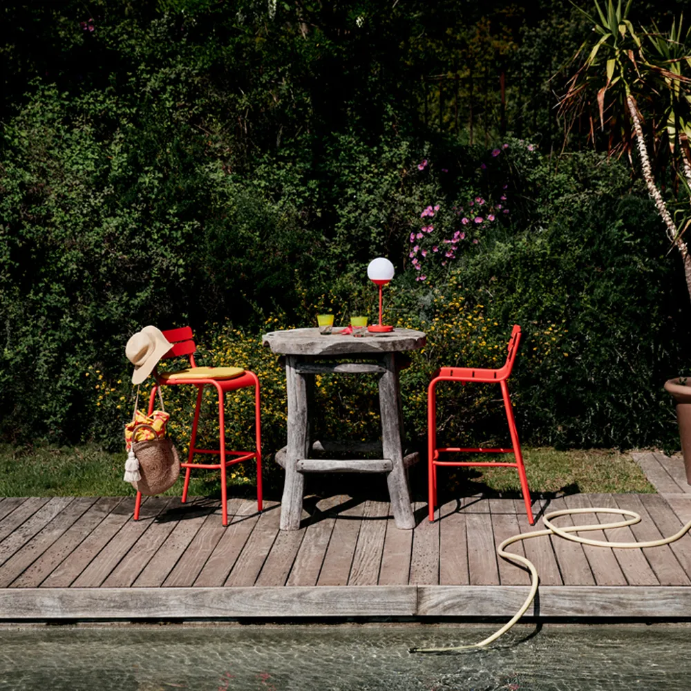 Luxembourg barstol, Storm grey Fermob