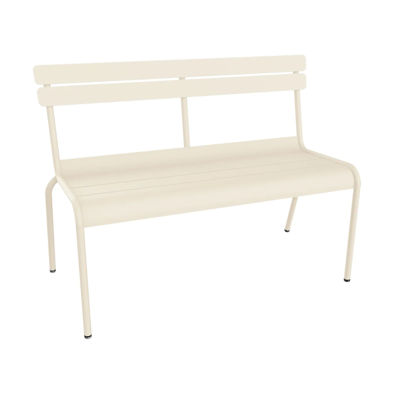 Luxembourg benk med ryggstøtte 118 cm, Latte beige (beige) Fermob