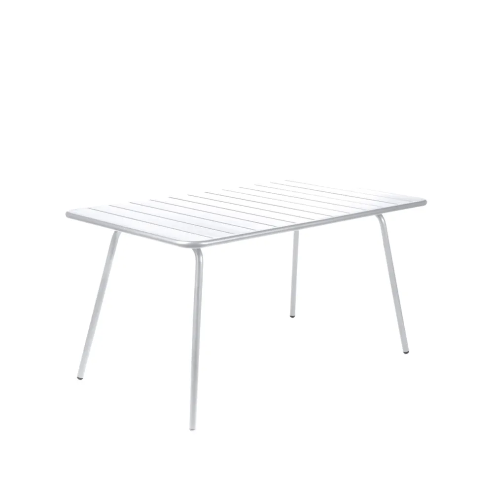 Luxembourg bord 143x80 cm, Cotton white (hvit) Fermob