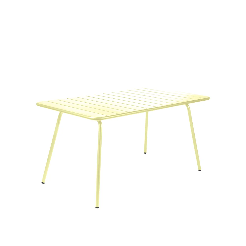 Luxembourg bord 143x80 cm, Frosted lemon (gul) Fermob