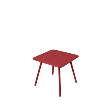 Luxembourg bord 80x80 cm - Chili (rød) - Fermob