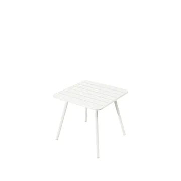 Luxembourg bord 80x80 cm - Cotton white (hvit) - Fermob