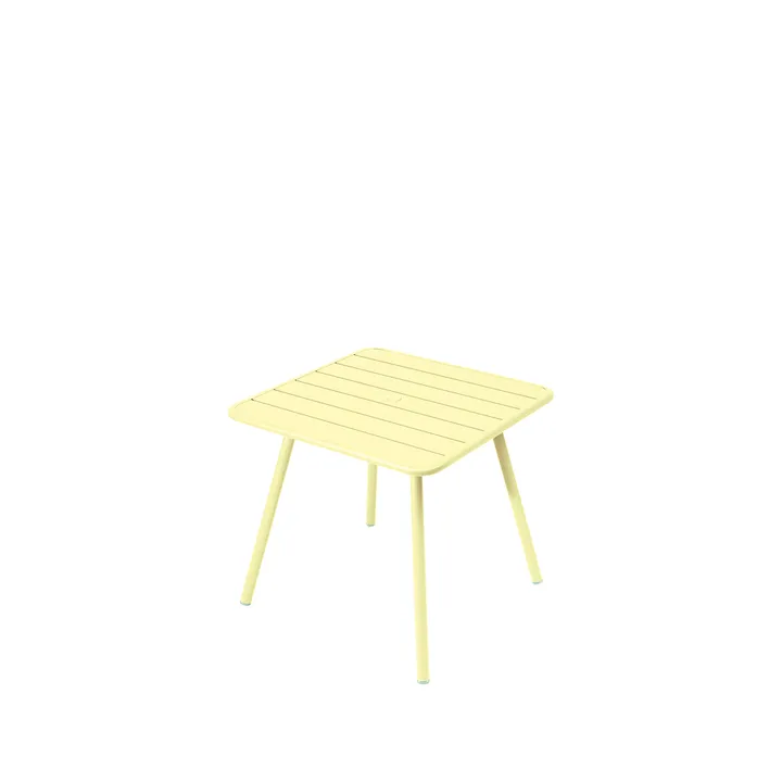 Luxembourg bord 80x80 cm - Frosted lemon (gul) - Fermob