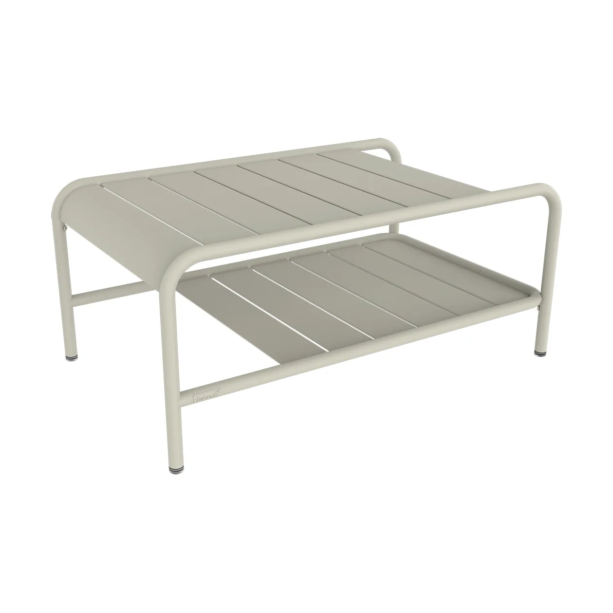 Luxembourg bord, lavt 90x55 cm, Clay grey (grå) Fermob