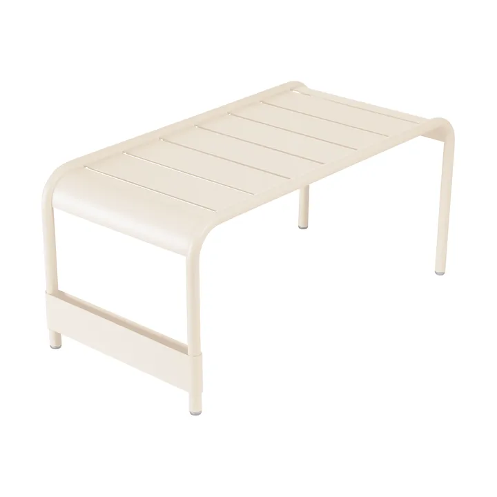 Luxembourg bord/benk lav 86x44 cm - Latte beige - Fermob