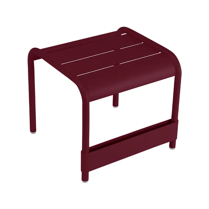 Luxembourg bord/fotskammel - Black cherry (vinrød), small - Fermob
