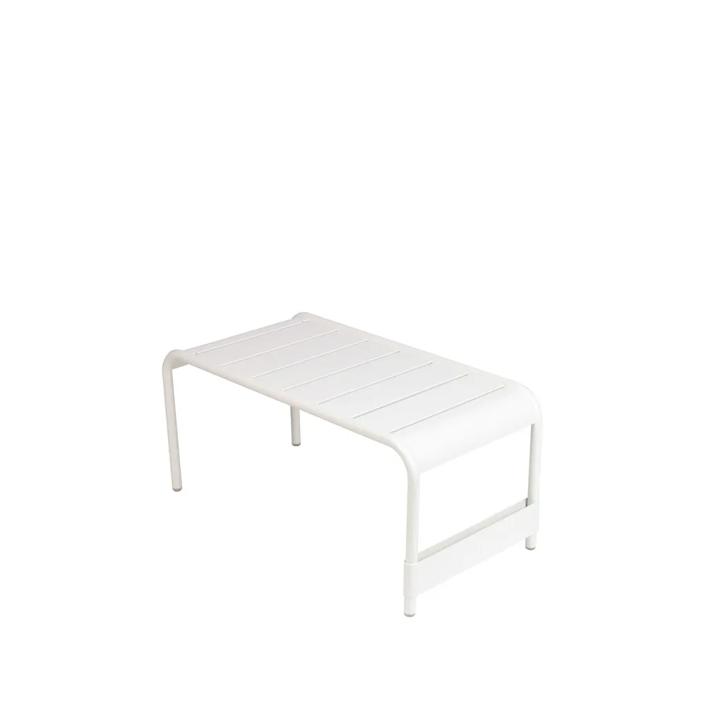 Luxembourg bord/fotskammel, Cotton white (hvit), large Fermob