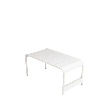 Luxembourg bord/fotskammel - Cotton white (hvit), large - Fermob