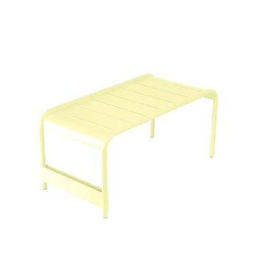 Luxembourg bord/fotskammel - Frosted lemon (gul), large - Fermob