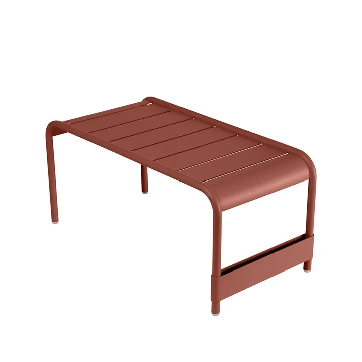 Luxembourg bord/fotskammel - Red ochre, large - Fermob