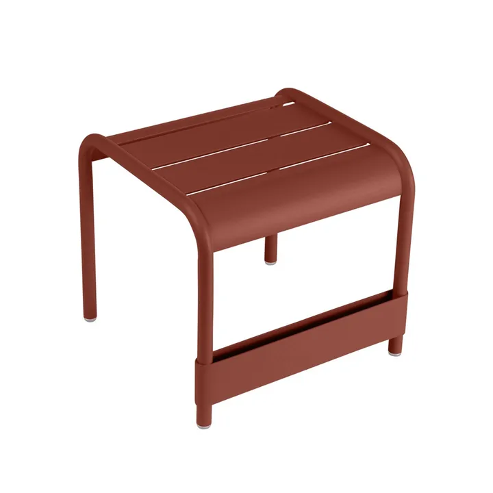 Luxembourg bord/fotskammel - Red ochre (rød), small - Fermob