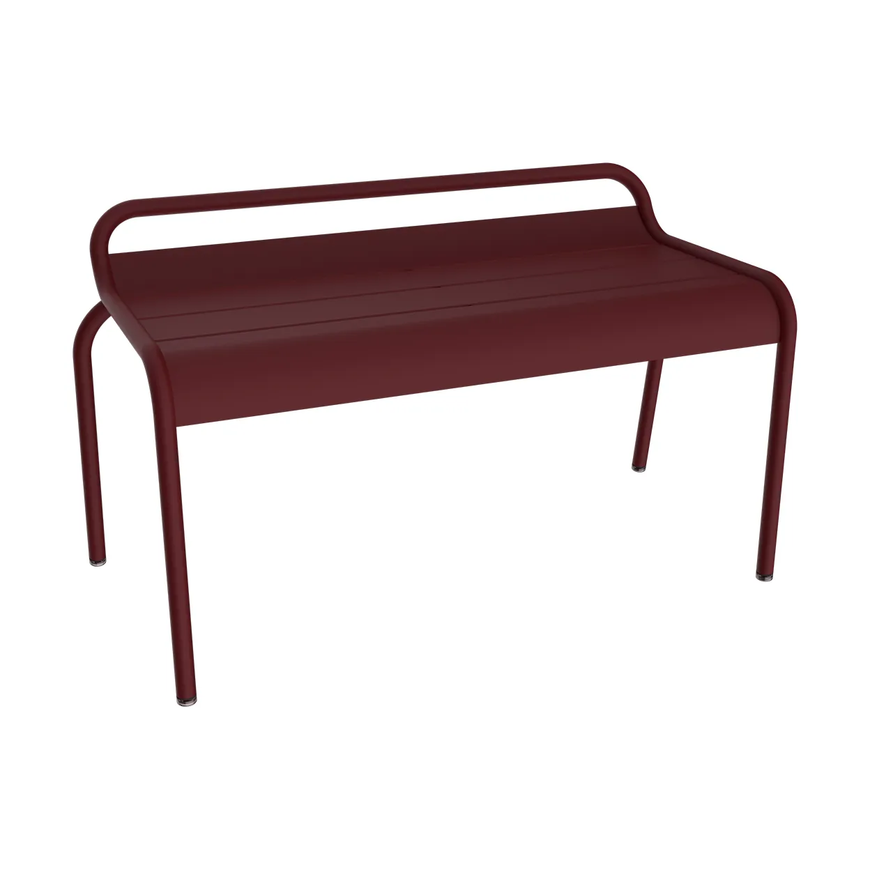 Luxembourg Compact benk, Black cherry (vinrød) Fermob