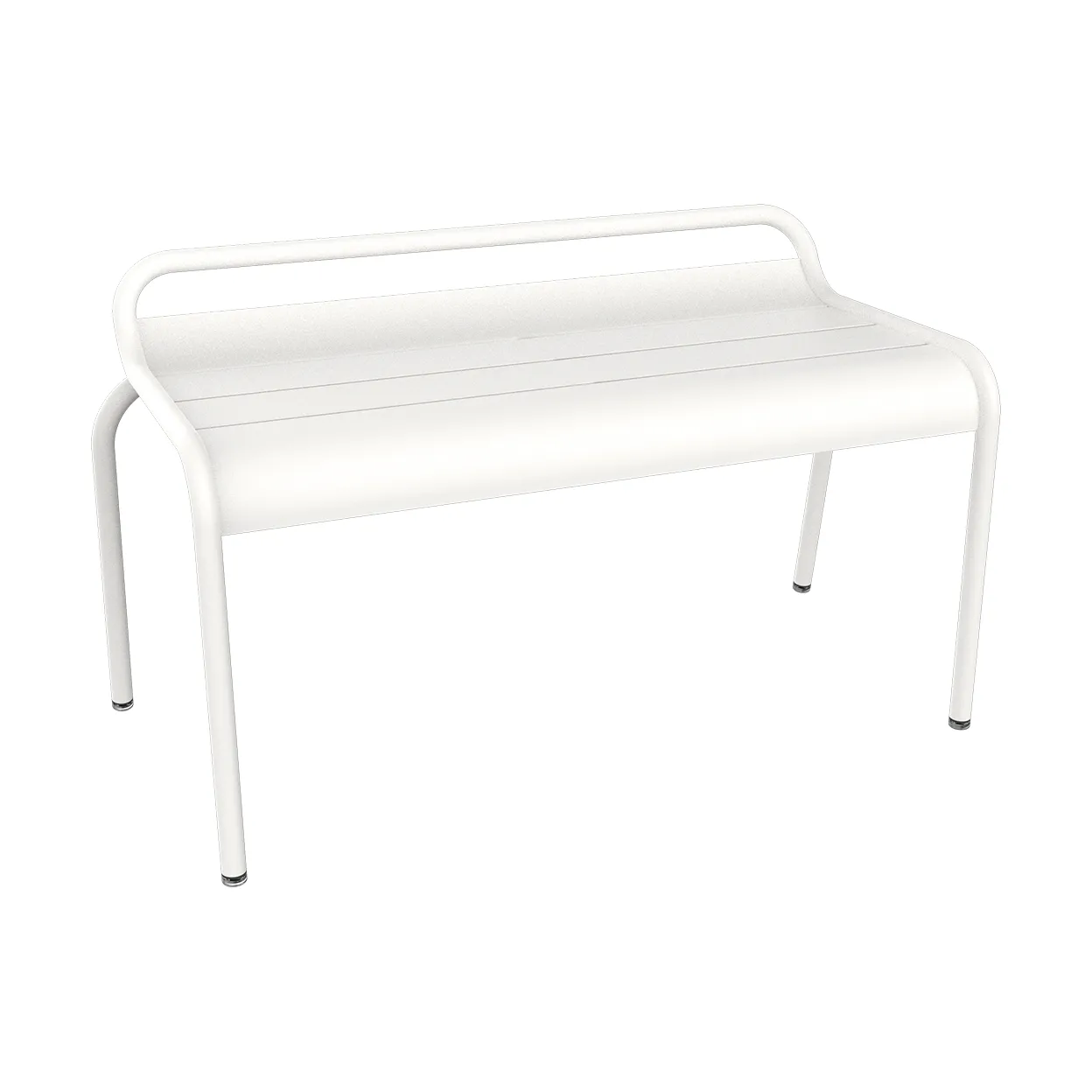 Luxembourg Compact benk, Cotton white (hvit) Fermob