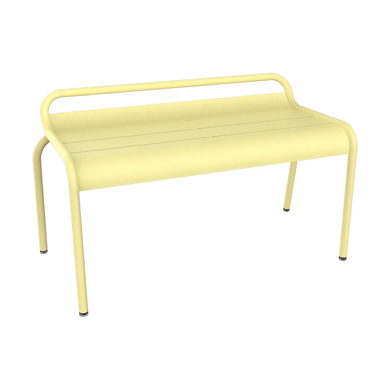 Luxembourg Compact benk, Frosted lemon (gul) Fermob