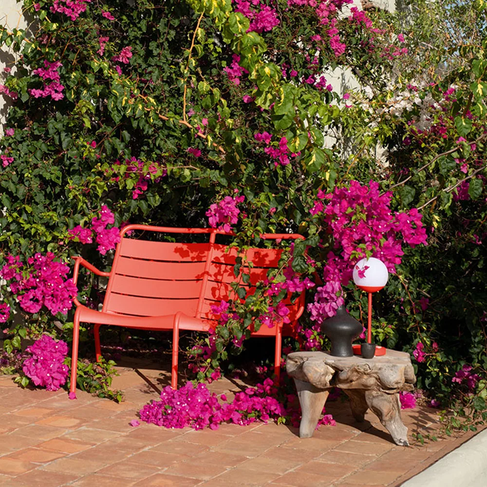 Luxembourg Duo stol med armlener, lav, Cactus Fermob