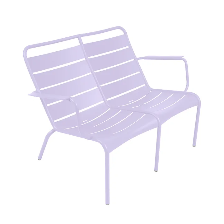 Luxembourg Duo stol med armlener, lav - Marshmallow - Fermob