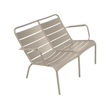 Luxembourg Duo stol med armlener, lav - Nutmeg - Fermob