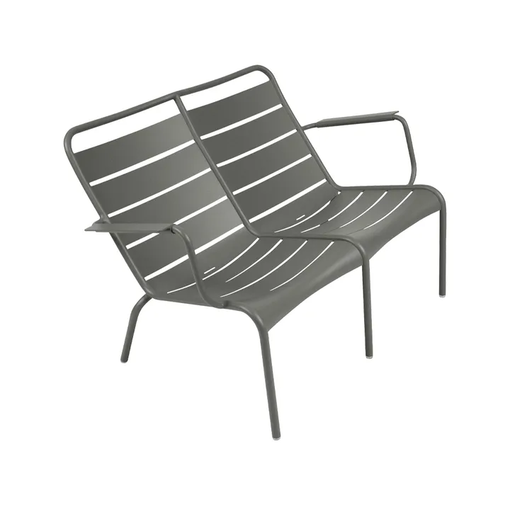 Luxembourg Duo stol med armlener, lav - Rosemary - Fermob