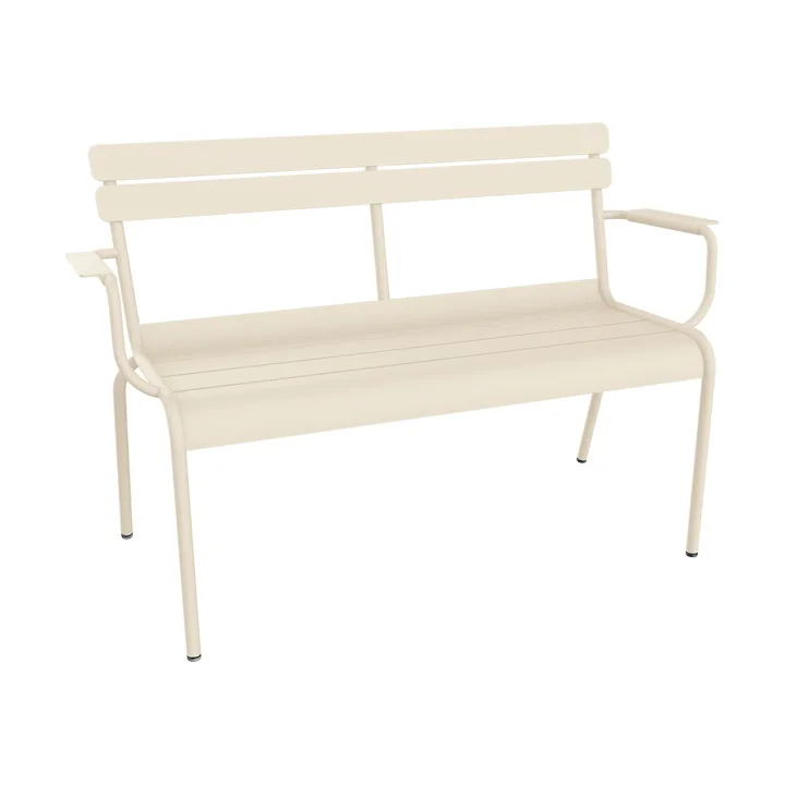 Luxembourg hagebenk 131 cm - Latte beige (beige) - Fermob