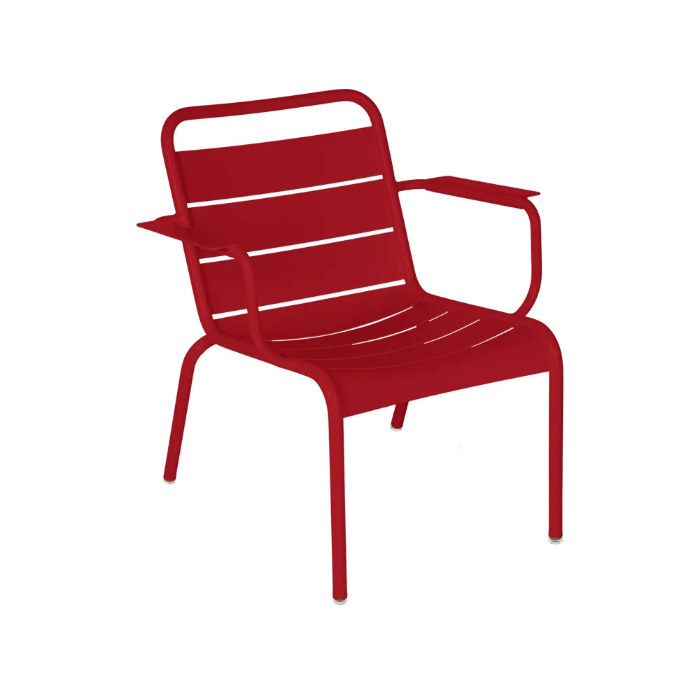 Luxembourg loungestol, Chili (rød) Fermob